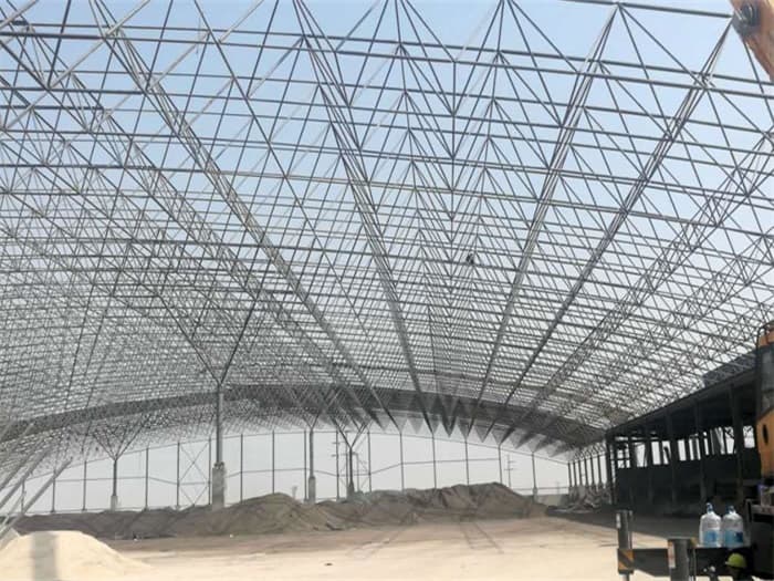 福鼎钢厂料仓网架工程